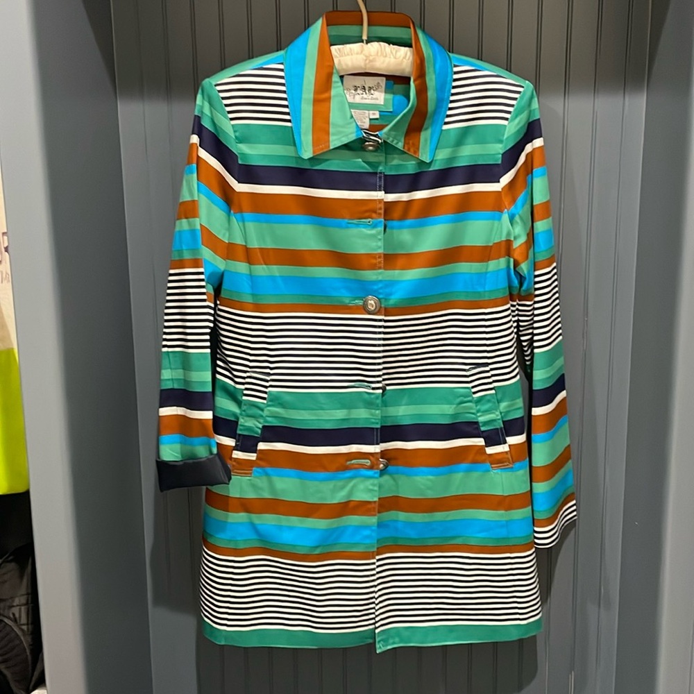 LAL Brand (Live A Little) Striped Dress/Coat, size M